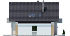 Projekt domu BW-31 (JGC1117) - elewacja prawa