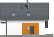 Projekt domu Grochowo Nowe 3g (KRP1925) - elewacja lewa