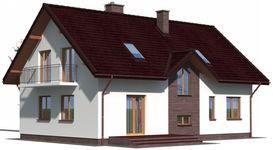 Projekt domu Alcamo Termo (KRH1414) - elewacja prawa