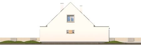 Projekt domu Vivien A (WRD2567) - elewacja lewa