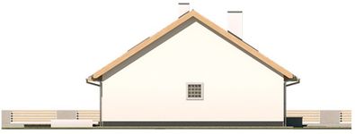 Projekt domu Katia b1g (WRD2608) - elewacja lewa