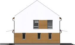 Projekt domu Odense DCP322 (WOB1642) - elewacja prawa