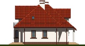 Projekt domu APS 159 (LUA1189) - elewacja lewa