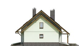 Projekt domu Dla Ciebie 2 w2 z garażem 2-st. [A1] (WRF1830) - elewacja prawa