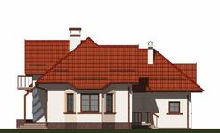 Projekt domu APS 129 (LUA1199) - elewacja lewa
