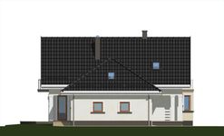 Projekt domu APS 058 (LUA1057) - elewacja lewa