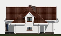 Projekt domu APS 062 (LUA1061) - elewacja lewa