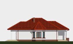 Projekt domu APS 189 (LUA1241) - elewacja lewa