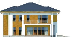 Projekt domu Brisbane DCP262 (WOB1139) - elewacja lewa