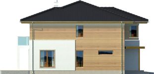 Projekt domu Canberra DCP265 (WOB1142) - elewacja lewa
