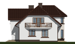 Projekt domu APS 044 (LUA1143) - elewacja lewa