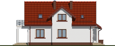 Projekt domu APS 147 (LUA1164) - elewacja lewa