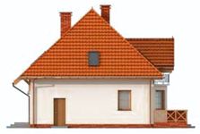 Projekt domu Malibu 2 (SLN1718) - elewacja prawa