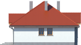 Projekt domu Antonin tb (KRP1396) - elewacja prawa