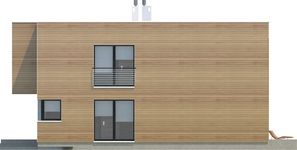 Projekt domu Delft DCP294 (WOB1511) - elewacja prawa