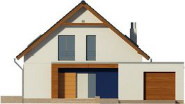 Projekt domu Garda DCP310 (WOB1482) - elewacja frontowa