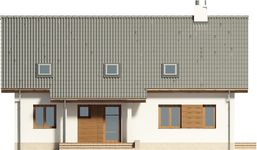 Projekt domu Aston DCP205 (WOB1083) - elewacja frontowa