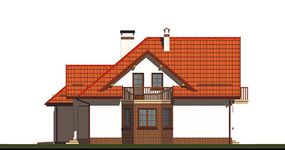 Projekt domu APS 047 (LUA1046) - elewacja lewa