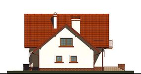 Projekt domu APS 063 (LUA1062) - elewacja prawa