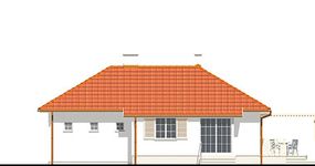 Projekt domu SOFIA (KSA1123) - elewacja prawa