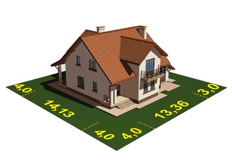 Projekt domu APS 085 + P (LUA1291) - rzut działki
