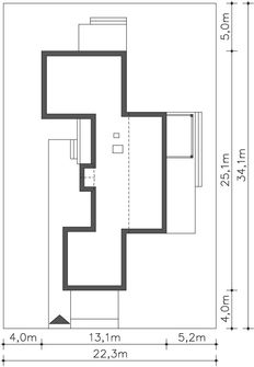 Projekt domu Pacifica II DCP362a (WOB1739) - rzut działki
