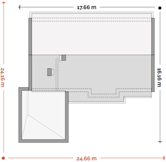Projekt domu Simple 5-30 (WRD3288) - rzut działki