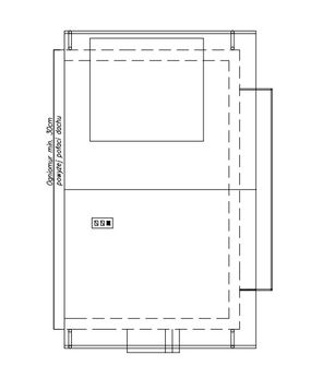 Projekt domu Planujdom 051 (ABP1087) - rzut działki