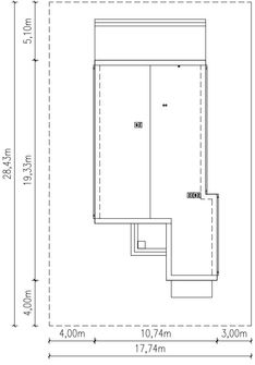 Projekt domu Planujdom 152 (ABP1041) - rzut działki