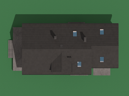 Projekt domu Osiek 41m (KRP2839) - rzut działki