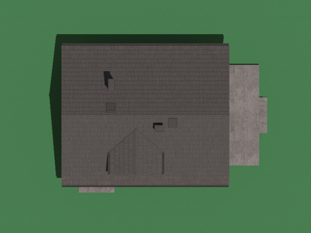 Projekt domu Osiek 305 dw (KRP2851) - rzut działki