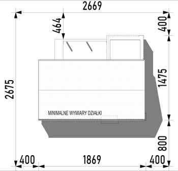 Projekt domu Dalia (TBO1030) - rzut działki