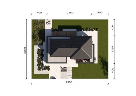 Projekt domu HomeKoncept 147 (KRX1322) - rzut działki