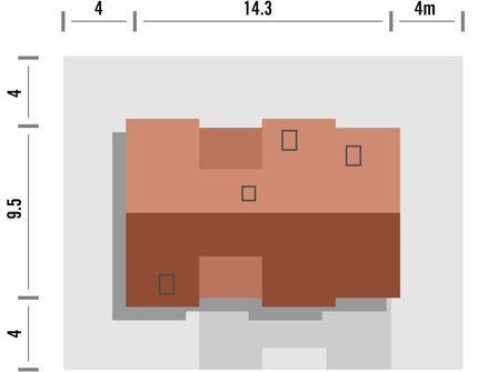 Projekt domu Format (WRN1456) - rzut działki