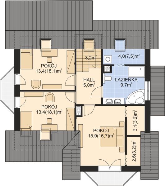 Poddasze projektu APS 188