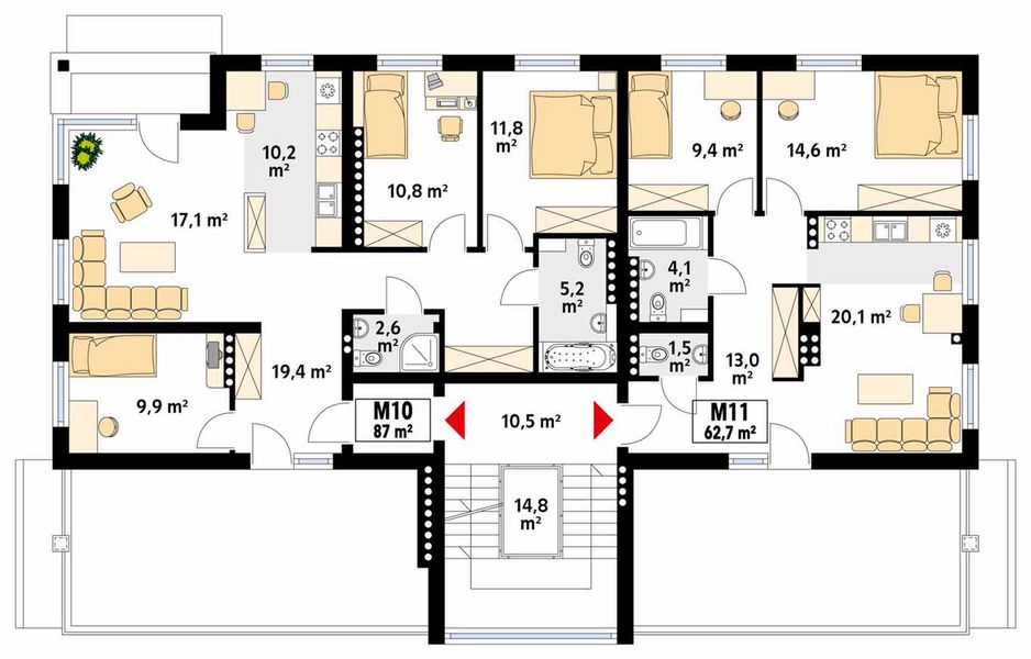 Piętro 3 projektu Lazur 3