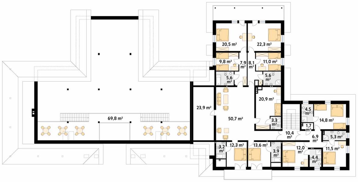 Poddasze projektu Cykada 4