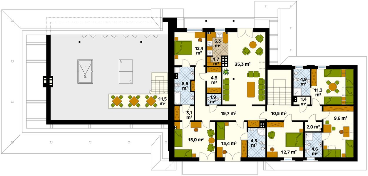 Poddasze projektu Cykada 2