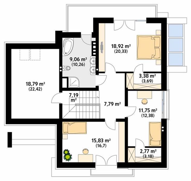 Poddasze projektu Jaspis