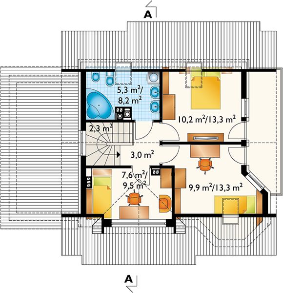 Poddasze projektu Majka Mini (1035)