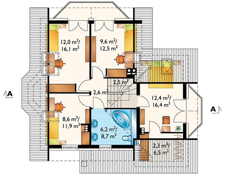Poddasze projektu Mlecz Alfa (1048)