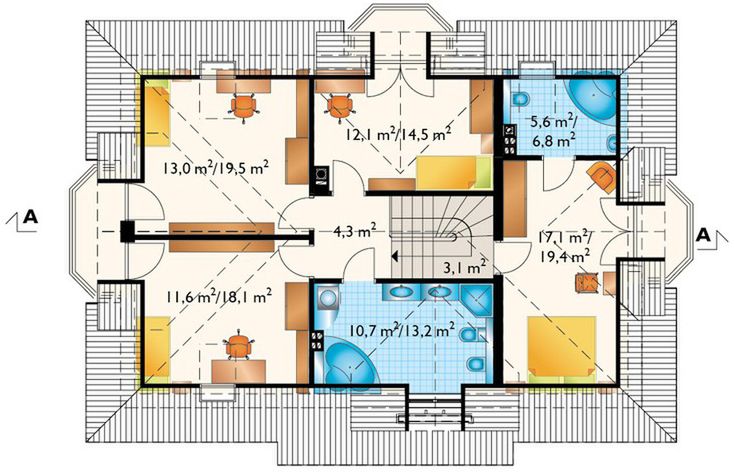 Poddasze projektu Zoja Karo (1019)