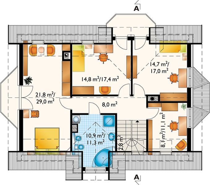 Poddasze projektu Gala Lux (1008)