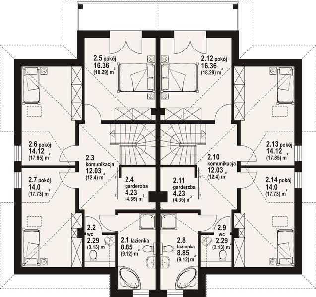 Poddasze projektu Szczepanowo