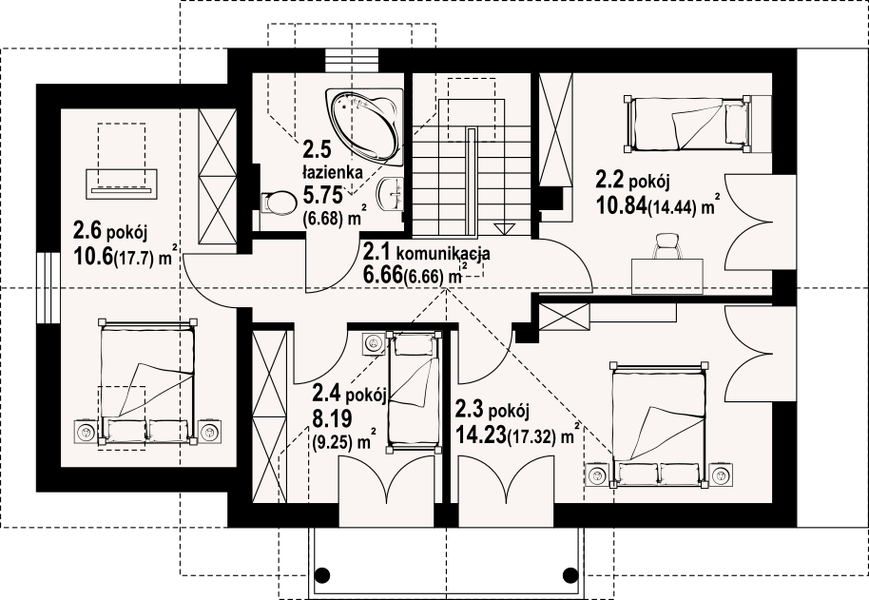 Poddasze projektu Oleśnica 9