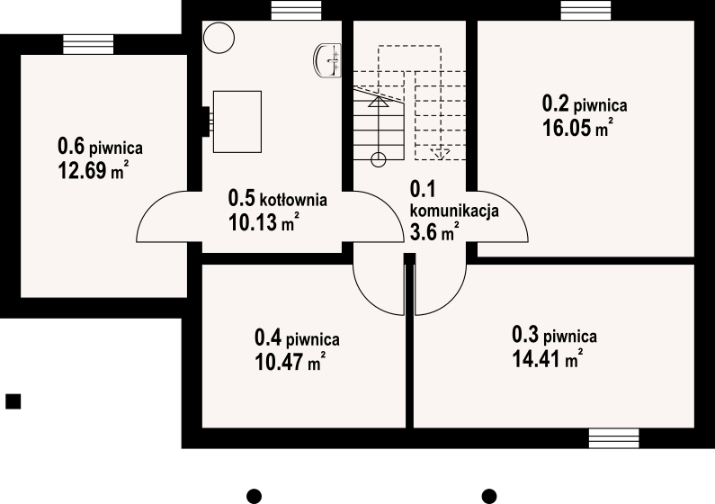 Piwnica projektu Oleśnica 9