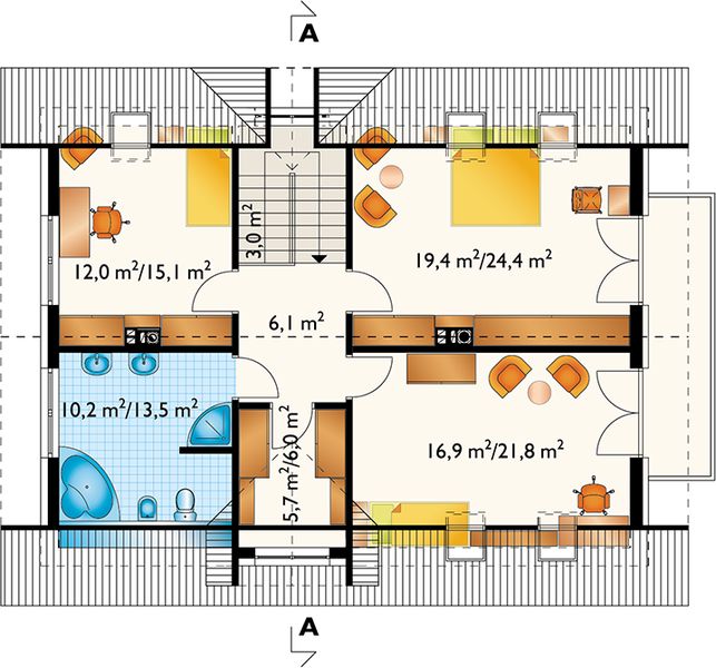Poddasze projektu Krzemyk Atu (1102)