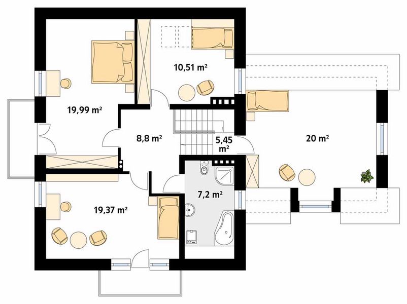 Poddasze projektu Bolero 3