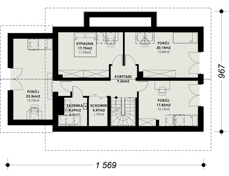 Poddasze projektu TK12GL1
