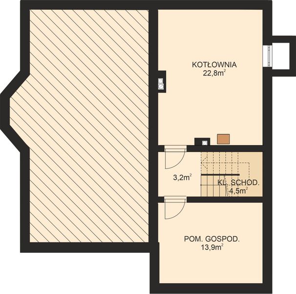 Piwnica projektu APS 190
